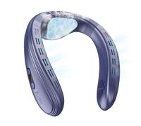 PluvoFan Ventilatore da collo da 6000 mAh con piastra di raffreddamento, senza lama, portatile, termoelettrico, ricaricabile, accessorio essenziale da campeggio, per donne e uomini, attività