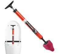 Plux per WC ad alta pressione - Strumento di pulizia del drenaggio 'impugnatura ergonomica | Ritorno dello zoccolo flessibile | Unmourgger ad aria potente, pistone per tubo a tubo
