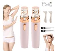 Pluxy Epil Pro 3.0 Women Face Epilator, Pluxy Face Epilator, Hero Epilator, Hair Removal For Face, For Face, Hand, Legs, Underarms Rechargeable Epilator (Pink*2)