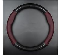 Pluysta Coprivolante in Pelle Microfibra per Smart fortwo 451 450 452 453 454 - Traspirante e Antiscivolo Copri Volante - Copertura Protezione Volante per Donna e Uomo,C Brown