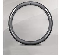 Pluysta Coprivolante in Pelle Microfibra per Volvo S90 S60 XC60 XC40 XC90 V40 V60 S60 S80 - Traspirante e Antiscivolo Copri Volante - Copertura Protezione Volante per Donna e Uomo,B Black