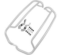 Plyft Barra di protezione per moto da autostrada, barra per motore per Vespa per GTS125 per GTS300 GTV300(D'argento)