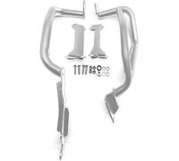 Plyft Barra di protezione per moto da autostrada per CRF1100L per Africa per Twin 2020 2021 2022(Silver Lower)