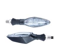 Plyft Coppia frecce universali per indicatori di direzione per moto per per per luci posteriori 12V