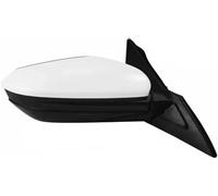 Plyft Per Civic 2016-2020 Specchietti retrovisori in vetro telaio di copertura lente ripiegamento automatico(Bianco,R)
