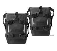 PLYHNDRC Moto Valigia Borsa Per Paraurti Per 2 Pezzi Per Telaio Laterale Per Impermeabile 5L-8L Per Crash Bar Per Per Attrezzi Universale Tail Box Bag(11L-13L BLACK 2pcs)
