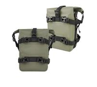 PLYHNDRC Moto Valigia Borsa Per Paraurti Per 2 Pezzi Per Telaio Laterale Per Impermeabile 5L-8L Per Crash Bar Per Per Attrezzi Universale Tail Box Bag(2PCS Green-01)