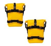 PLYHNDRC Moto Valigia Borsa Per Paraurti Per 2 Pezzi Per Telaio Laterale Per Impermeabile 5L-8L Per Crash Bar Per Per Attrezzi Universale Tail Box Bag(2PCS Yellow-01)