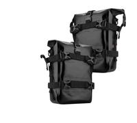 PLYHNDRC Moto Valigia Borsa Per Paraurti Per 2 Pezzi Per Telaio Laterale Per Impermeabile 5L-8L Per Crash Bar Per Per Attrezzi Universale Tail Box Bag(2PCS Black)