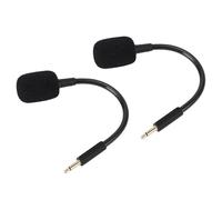 Plyisty 2 Pezzi di Ricambio per Cuffie da Gioco USB Cablate Kraken V3, Microfono con Asta da Gioco Staccabile da 3,5 Mm, con Cancellazione del Rumore, con Schiuma