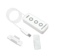 Plyisty 3 Tastie di Tastiera Chiave con Punti Braille, Personalizzare la Tastiera Macro Programmabile, Sostituire le Scorciatoie in Pasta di Copia, per gli Utenti Non Vedenti (HK33UW White)