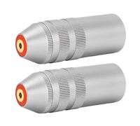 Plyisty 4 Pin XLR Maschi in un Adattatore Femmina Bilanciato 2,5 Mm HI Trovati per Miscelatori Microfoni 2 Pc Kit Metallico Portatile