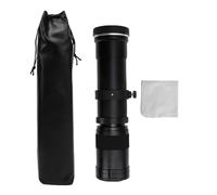 Plyisty 420-800 Mm Focus Manuale Meleothotch per la Fotocamera a Montaggio RF, F8.3 Apertura All Metal Construction Telethot Zoom Lens, Fotografia a Lungo Raggio, Dimensione del Filtro (BLACK)