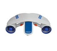 Plyisty 7500 MAh Porta Portatile Scooter Underwater Doppia Speed Elice 20m Thluster di Immersione a profondità, Dimensioni Compatte per Avventure per Immersioni, PVC e Materiale ABS (Spina europea)