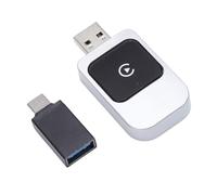 Plyisty Adattatore CarPlay Wireless con 5.0, per Dongle Converti di Dongle di per il Telefono 6 e Superiore con il Modello WiFi, Interfaccia USB