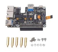 Plyisty Adattatore PCIe a USB 3.2 Gen1 M.2 NVMe, Porta Ethernet 2.5G con Chip Controller VL805, per RasPi 5 e 2230 2242 2260 2280 M.2 SSD