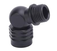 Plyisty Adattatore per Regolatore di Immersione del Secondo Stadio Ampia compatibilità con la Maggior Parte delle Marche in Acciaio Inossidabile (Black)