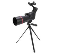 Plyisty Ambito da Spotting Angolato da 60 Mm, Ambito da Spotter da 15-45x con Treppiede per la Visualizzazione a Lungo Raggio, con Adattatore Telefonico e Custodia