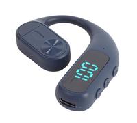 Plyisty Auricolare Bluetooth, Auricolare Earphone Singolo con Design per gli Auricolari, Cancellazione del Rumore, Headphone a Mani Wireless per Camionista, Autista, Business (BLUE)