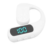 Plyisty Auricolare Bluetooth, Auricolare Earphone Singolo con Design per gli Auricolari, Cancellazione del Rumore, Headphone a Mani Wireless per Camionista, Autista, Business (WHITE)