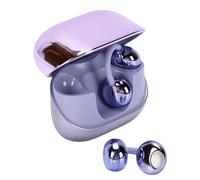 Plyisty Auricolari a Clip Wireless Bluetooth 6.0 con Cancellazione del | Suono Bidirezionale, Resistente All'acqua IPX5, Durata della Batteria 24 Ore, Clip Auricolare Leggera, per Allenamenti in