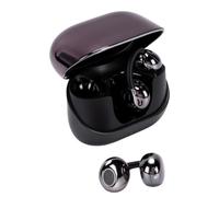 Plyisty Auricolari a Clip Wireless Bluetooth 6.0 con Cancellazione del | Suono Bidirezionale, Resistente All'acqua IPX5, Durata della Batteria 24 Ore, Clip Auricolare Leggera, per Allenamenti in
