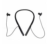 Plyisty Auricolari Bluetooth con Archetto da Collo, Auricolari Wireless con Cancellazione del Rumore, Ricaricabili Ad Alto Volume per Guardare la TV e Conversazioni (BLACK)