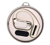 Plyisty Auricolari Wireless con Traduzione in 164 Lingue, Driver Dinamici | Design con Gancio per L'orecchio per lo Sport, Chip Bluetooth 5.4, Riproduzione Totale di 25 Ore con Display a LED,