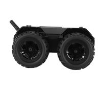 Plyisty Auto Robot -Kit Chassis, SAFE Smart Robot Car Telaio Pneumatici in Gomma Morbida All Code Frame in Lega di Alluminio Open Source per a Casa (Spina europea)