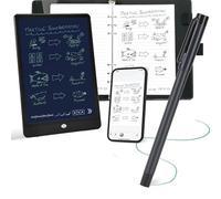 Plyisty Blocco Note Digitale con Penna Intelligente, Sincronizzazione Carta-app in Tempo Reale Scrittura OCR su Testo, Quaderno Elettronico con Registrazione Audio per Disegni di