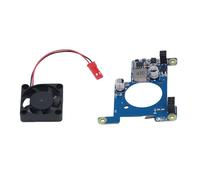 Plyisty Boe di Espansione di Poe Hat per RASPI 4,4b, 3b più, 2B con Ventola di Raffreddamento a Calore, Supporto 802.3af / At Poe Network Standard Power su Ethernet Hat