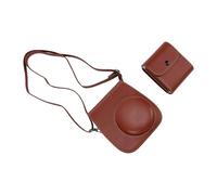 Plyisty Borsa Fotocamera Vintage per Mini 13, Pelle PU | Camera Protective Case, Removable Shoulder Strap Pouch, with Film Storage for Mini 13