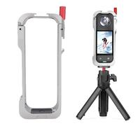 Plyisty Cage Protettiva Completa per Kit di Cornici a Gabbia Matal X5 Incorporato in Scarpa Fredda e Interfaccia Filo 1/4in-20, Alloggiamento con Lente a Guaina Silicone