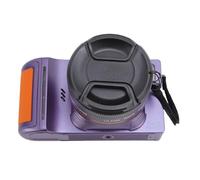 Plyisty Camera Digitale da 64 MP con Risoluzione 4K, Zoom 18x, Anti -shake, Rilevamento del Movimento del Viso, Ricordi di Famiglia Divertente, Schermo 3 Pollici, per la Fotografia di (PURPLE)