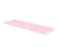 Plyisty Capitali Tasti della Tastiera Francese, Manico Comodo Facile da Sostituire Eleganti Tappi Tasti della Tastiera Meccanica 132 Tasti Multifunzionali Easy Warted per Tastiere (Black) (ROSEO)
