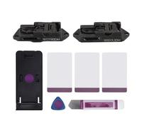 Plyisty Cerniere Modulo Supporto Cavalletto, Kit Coppia Staffa Cerniera Schermo LCD Professionale per PRO 5, PRO 6, PRO 7, Cerniera Cavalletto Sinistra Destra in Metallo (Black)