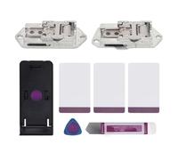 Plyisty Cerniere Modulo Supporto Cavalletto, Kit Coppia Staffa Cerniera Schermo LCD Professionale per PRO 5, PRO 6, PRO 7, Cerniera Cavalletto Sinistra Destra in Metallo (Silver)