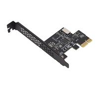 Plyisty Condensatori Ceramici per Programma Reser USB 3.2 Pci E Doppia Protezione, Velocità di Trasmissione Elevata, SupportA per XP, 10, USO FlessiBilele (BLACK)