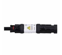 Plyisty Connettore Cavo Solare Diode 30A, Impermeabile con Fusibile in, | PV Solar Panel Cable Connector, Anti-Thunder, IP67, with Flame Retardant Shell for Solar Power System