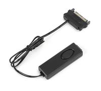 Plyisty Controller RF TeleComanando Luce Ventola, Controller Argb per Computer Desktop, LED TeleComanando, per Apparecchiglia 5V Argb 3pin, per Alimentazione, per Alloggiamenti Ventole, (BLACK)
