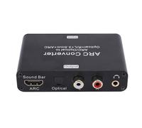 Plyisty Convertitore di Interfaccia Multimedia HD, Convertitore Digitale da 192kHz a Analogico con Jack da 3,5 Mm, Materiale con Shell in Lega di Alluminio, Caratteristica della