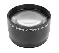 Plyisty Convertitore Extender TeleConverter da 2,0x, in Alluminio Ottico in Vetro per Fotocamera a Mirrorless con Filtro da 62 Mm, Borsa di Stoccaggio e Coperchio Dell'obiettivo