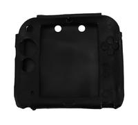 Plyisty Coperchio per la Pelle del Silicone Controller, Copertura Protettiva per 2DS Facile Accesso Leggero con Protezione dello Schermo Superiore e Inferiore per la Protezione del Dispositivo (BLACK)
