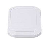Plyisty Copri Paraluce per X100VI X E5, Copri Paraluce Quadrato in Lega di Alluminio con Morbida Imbottitura Interna, Diametro Interno 53 Mm (SILVER)