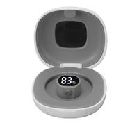 Plyisty Custodia di Ricarica Smart Ring, Caricabatterie Portatile Compatto con Display a LED con Porta Magnetica, per Anelli Intelligenti R02 R03 R06 R11M R8 H01 SR05 (WHITE)