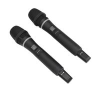 Plyisty di Microfono Wireless qualità Audio Superiore per le Telefonate di Trasmissione Dal Vivo da 1 a 2 Scopi Multipli Wireless Scopo Portatile per L'ABS in Alluminio di Karaoke Familiare