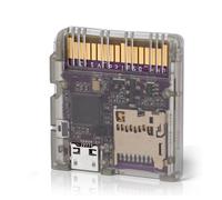 Plyisty DSPico Scheda Flash DS per NDS DSi 3DS 2DS, Alimentata da MCU RP2040, Cartuccia di Gioco Open Source Aggiornamento R4 con 6 MB/s, modalità DS e Supporto Pico Launcher (Nero trasparente)