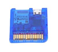 Plyisty DSPico Scheda Flash DS per NDS DSi 3DS 2DS, Alimentata da MCU RP2040, Cartuccia di Gioco Open Source Aggiornamento R4 con 6 MB/s, modalità DS e Supporto Pico Launcher (Blu trasparente)