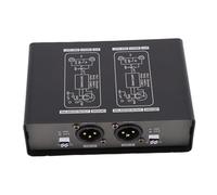 Plyisty Eliminatore di Ronzii, Isolatore del Loop di Terra a 2 con 3 Livelli Regolabili per Microfoni Mixer Chitarre Elettriche Conferenze Studi di Registrazione