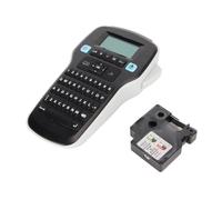 Plyisty Etichettatrice Portatile Label Manager, Digitazione Facile e Veloce, Ampio Display, Stampa di Etichette Personalizzate, Comoda e Portatile, per Etichette, Larghezze da 1/4, 3/8